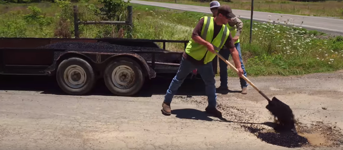 Fast, Easy And Permanent Pothole Repair On The Fly